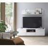 ⁦NAHORֻ| מזנון מעץ MDF צבוע בתנור ופורניר אלון טבעי⁩ – תמונה ⁦2⁩