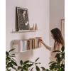 ⁦Falcon | מדף לספרים מברזל אל-חלד⁩ – תמונה ⁦6⁩